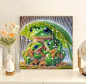 Preview: Diamond Painting Frosch Familie